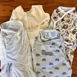Bundle of Newborn Baby Swaddles